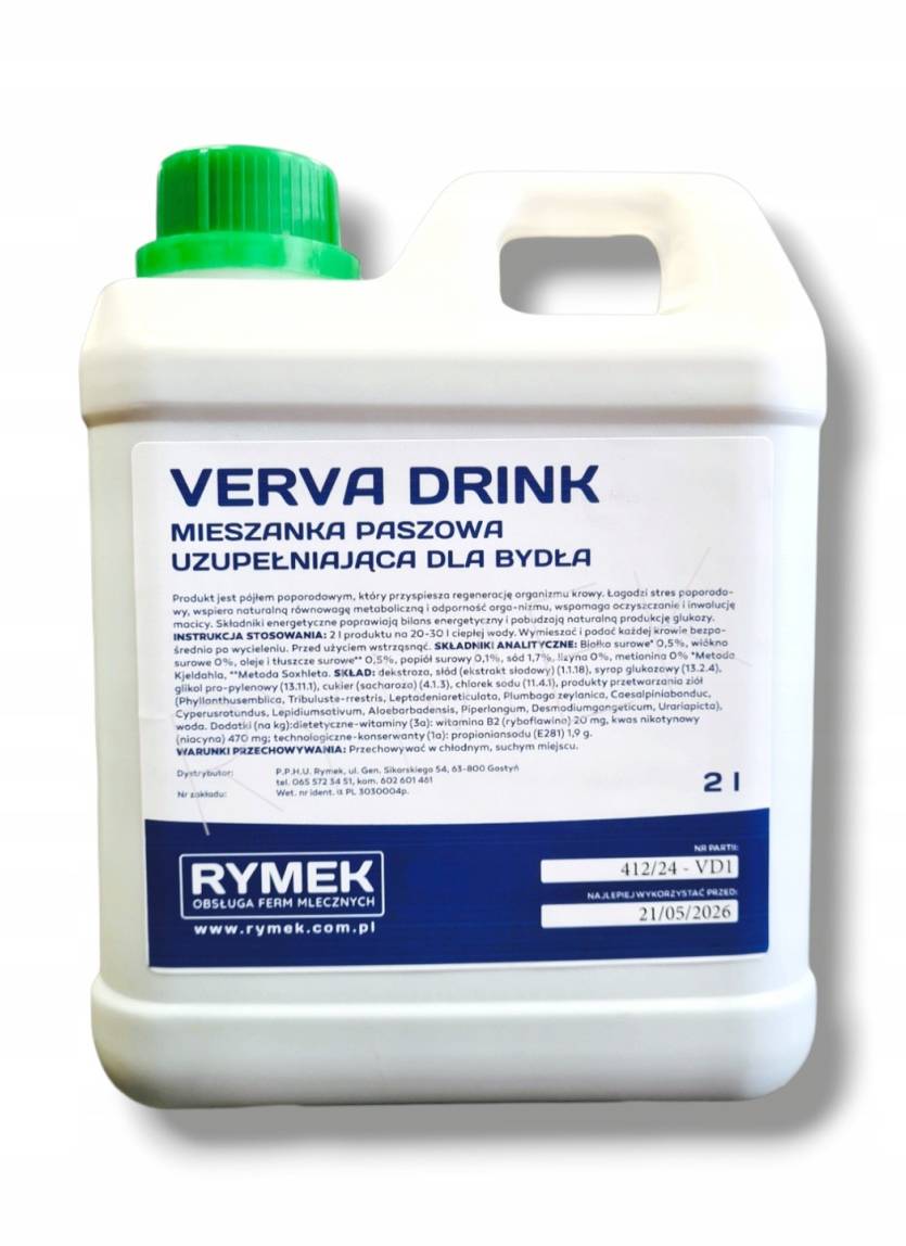 Verva Drink 2L RYMEK